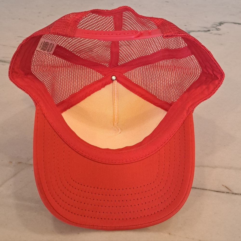 NWOT Budweiser Y2K Style Unisex Red & White Trucker Hat - Picture 5 of 5